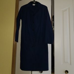 Navy lab coat